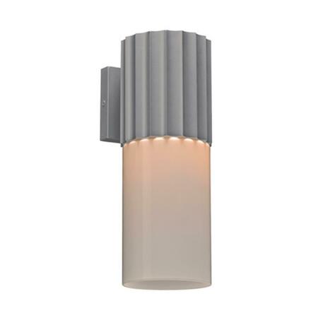 PLC Wallyx Silver Exterior Wall Light - Small 31740SL